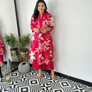 Agoka.I Women's Kurti and Pant Set – Elegant Ethnic Wear