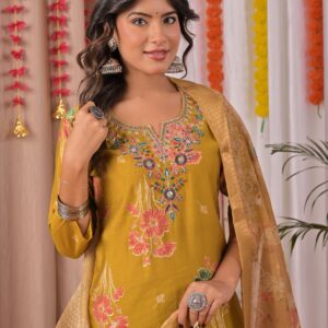 Agoka Kurti and pant duptta set